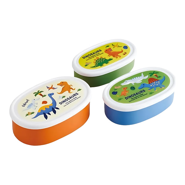 SKATER Dino 3-Piece Sealable Container Set