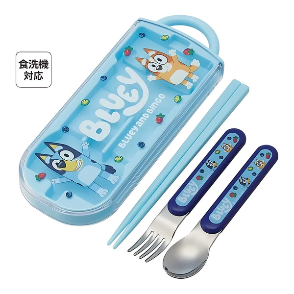 Skater Bluey TACC2 Dishwasher-Safe Slide-Type Trio Set