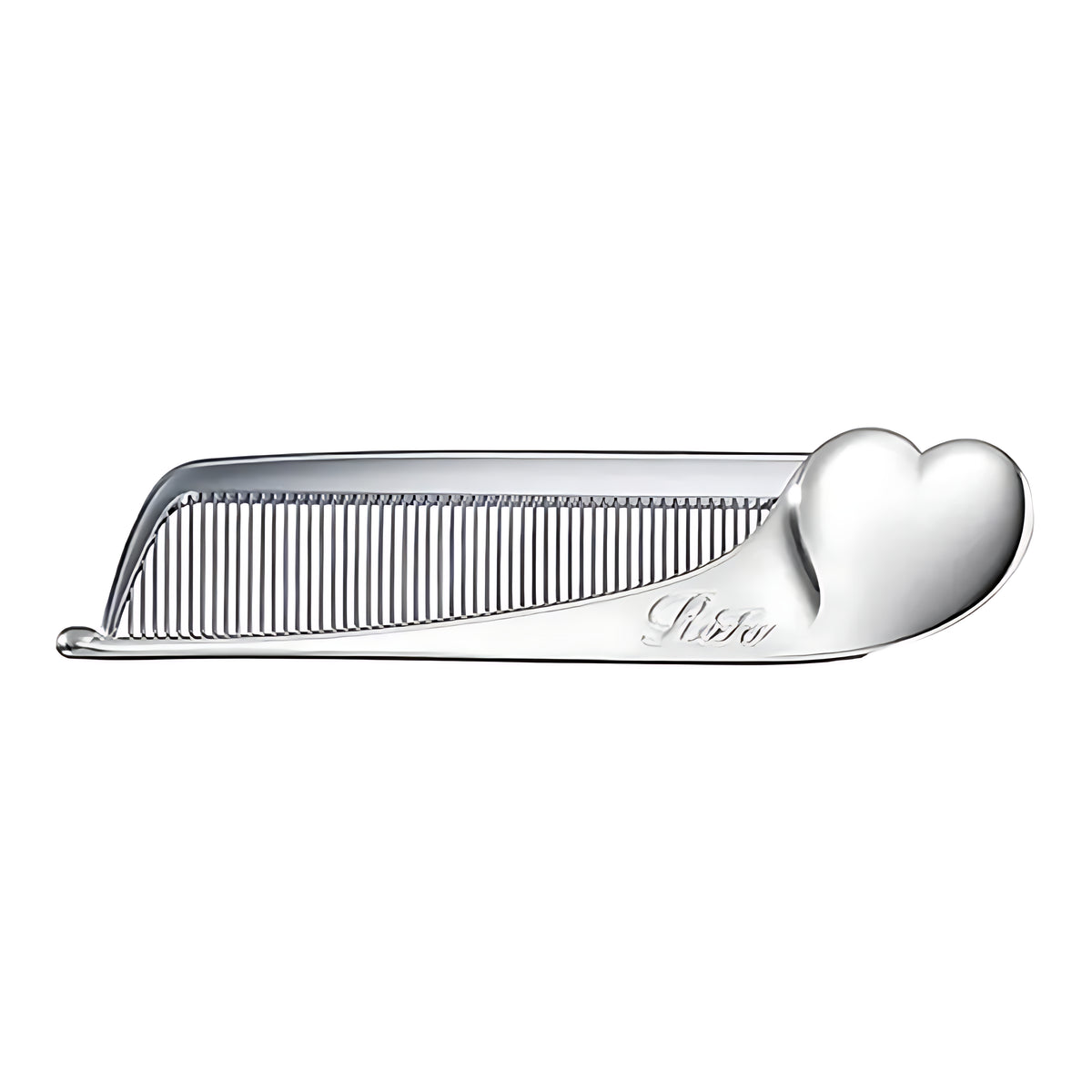 ReFa HEART COMB Hair Comb Aira Foldable Silver