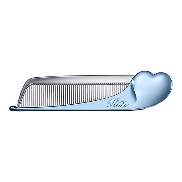 ReFa HEART COMB Hair Comb Aira Foldable Champagne Aqua Blue