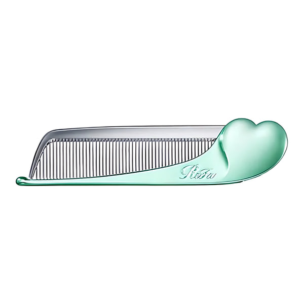 ReFa HEART COMB Hair Comb Aira Foldable Champagne Emerald