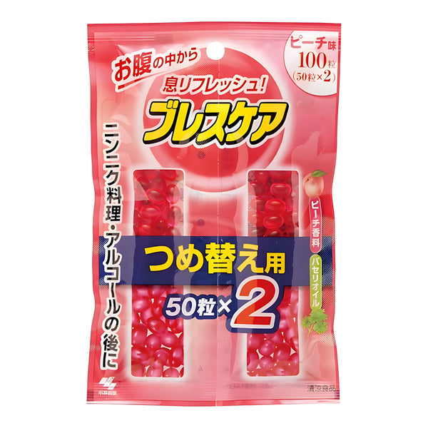 Kobayashi Pharmaceutical Breath Care Refill Peach