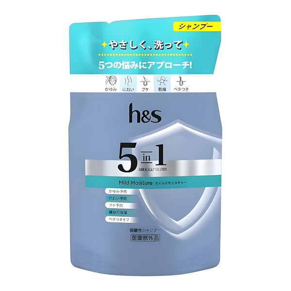P&G h&s 5in1 Mild Moisture Shampoo Refill