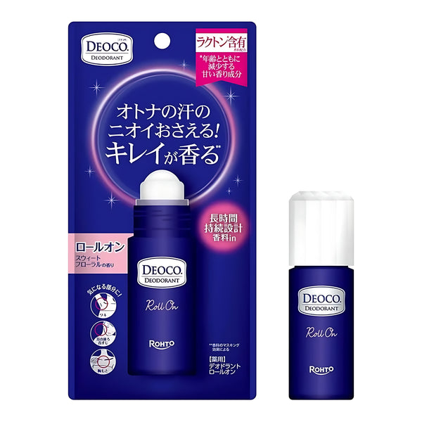 ROHTO DEOCO Medicated Deodorant Roll-On