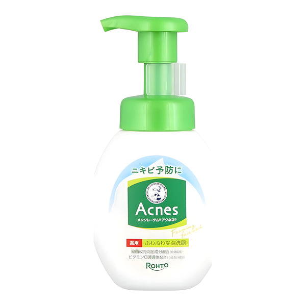 Mentholatum Acnes Medicated Fluffy Foam Facial Wash 160ml