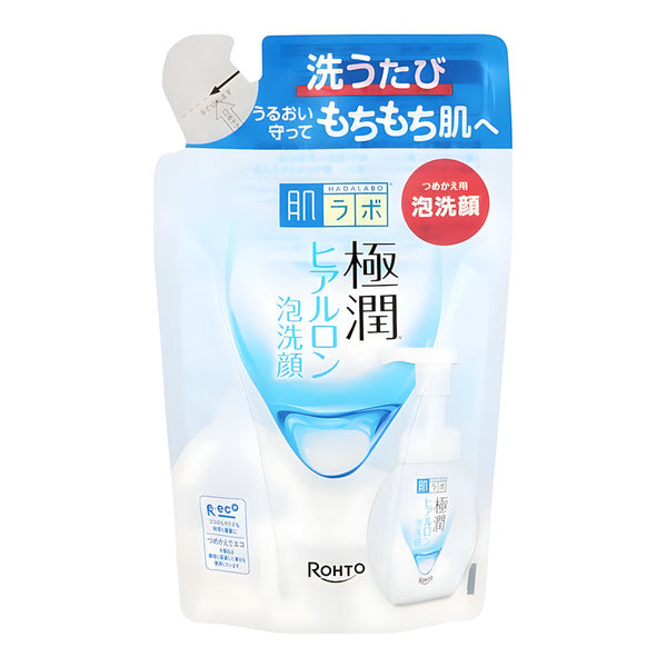 Hada Labo Gokujyun Hyaluronic Foam Facial Wash Refill 140ml