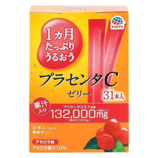 Earth Placenta C Jelly Acerola Flavor 10g (Pack of 31) Earth