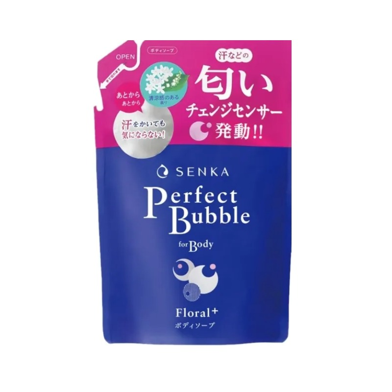 Senka Perfect Bubble Body Wash Floral Sweet Whip Body Wash 500ml/ Refill 350ml【Direct from Japan】