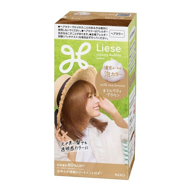 KAO Liese Foam Hair Color Milk Tea Brown