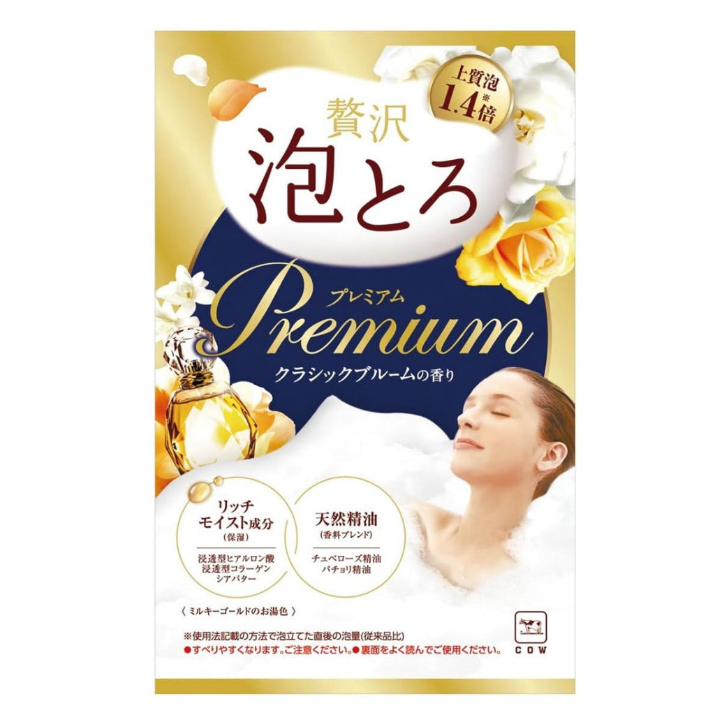COW BRAND Oyu Monogatari Luxury Foaming Premium Bath Additive Classic Bloom Scent