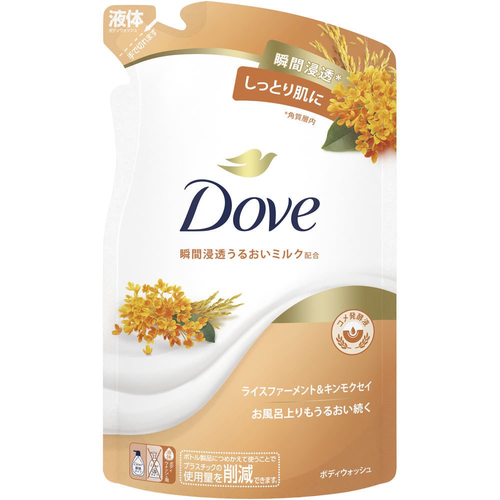 Unilever Dove Body Wash Rice Ferment & Osmanthus Refill