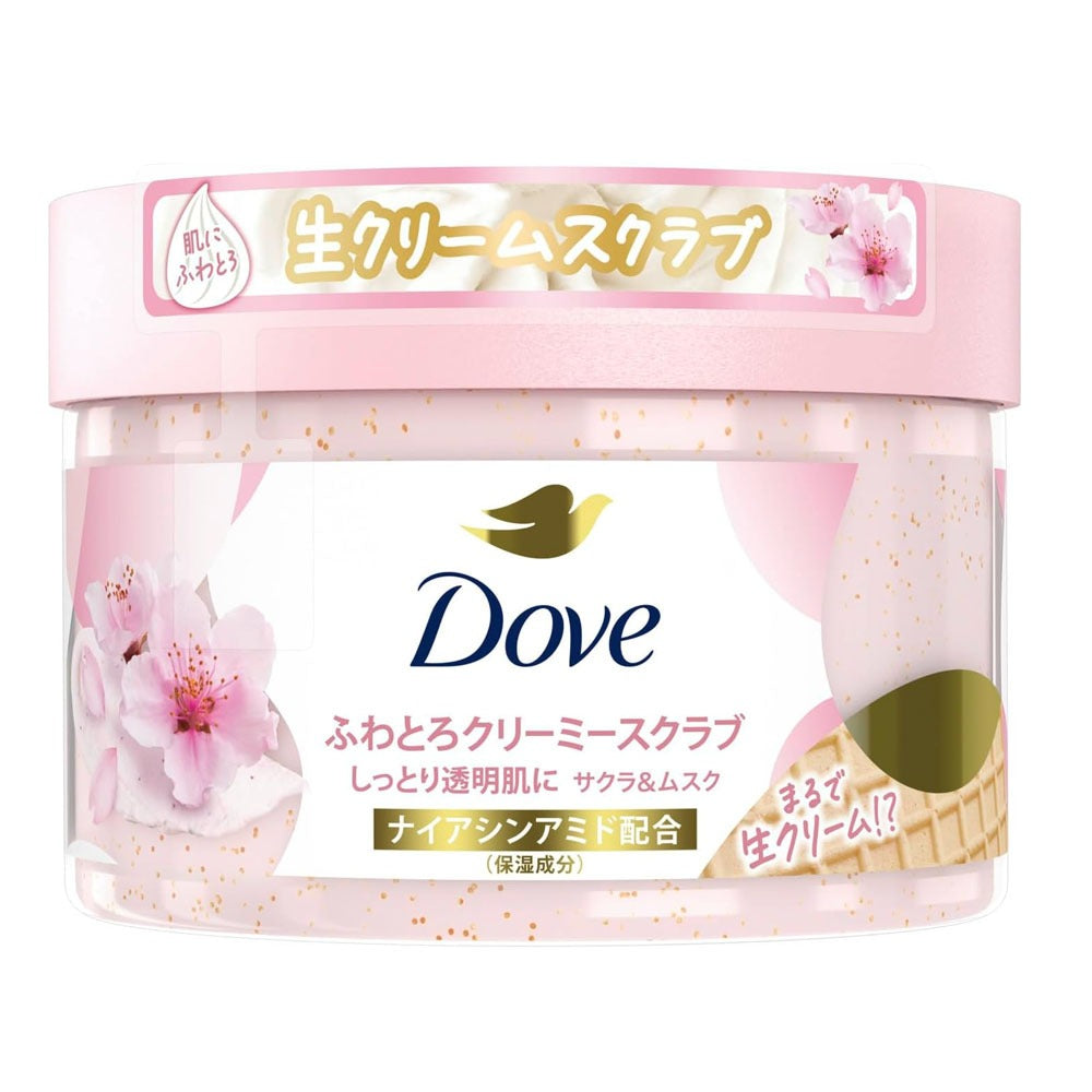 Unilever Dove Creamy Scrub Sakura & Musk