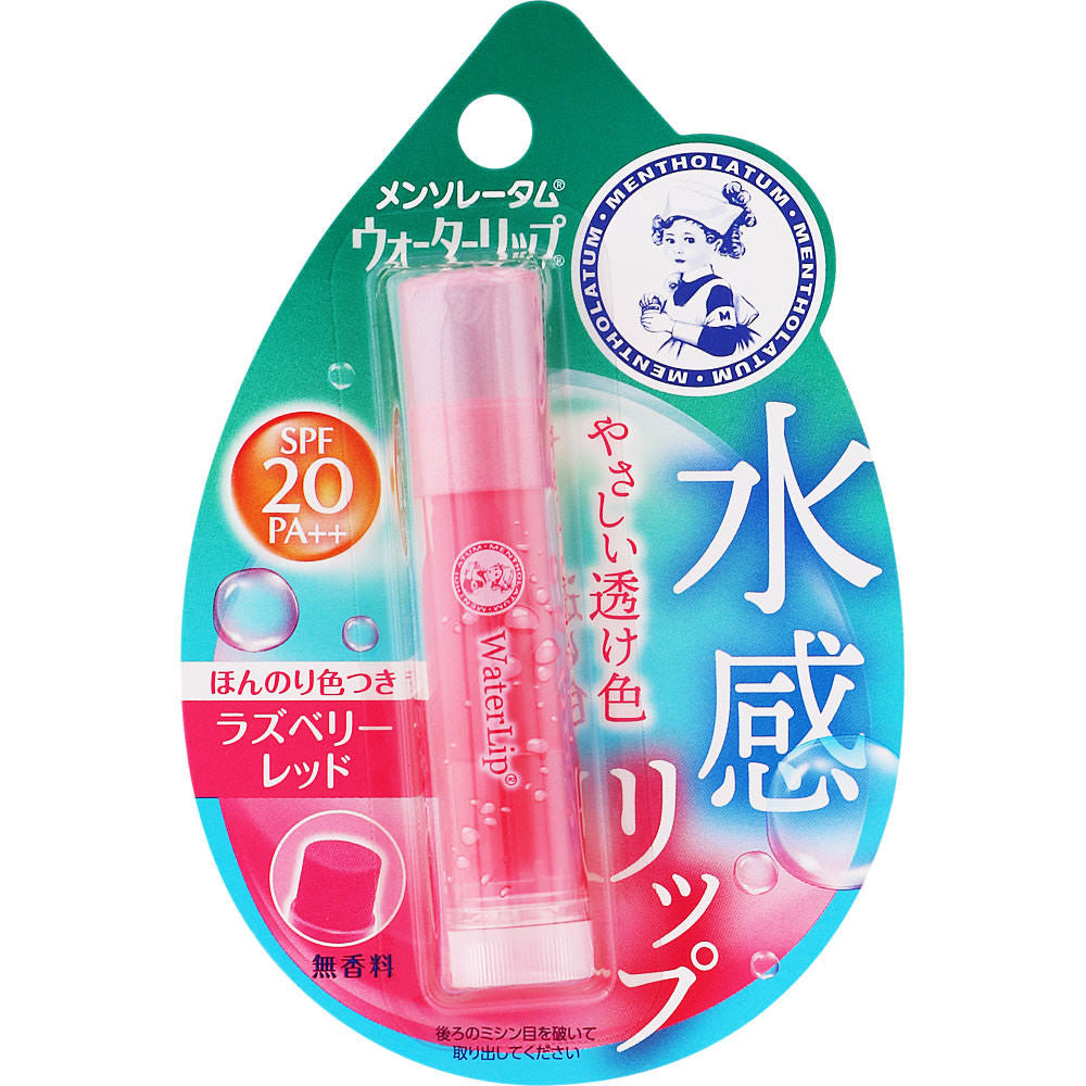 Mentholatum Water Lip Raspberry Red