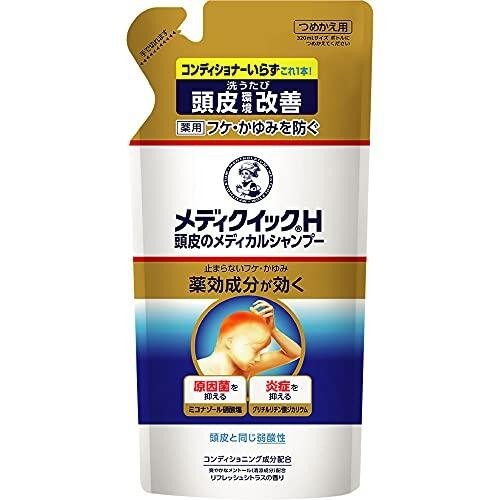 ROHTO MediQUICK H Scalp Medical Shampoo 320ml