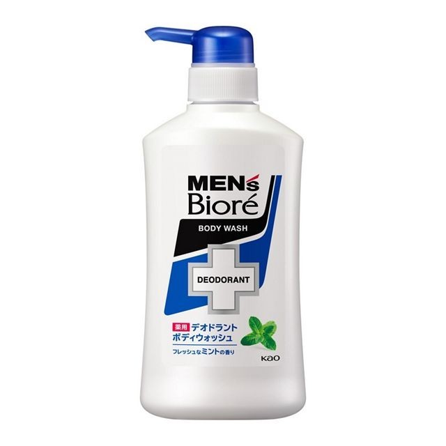 KAO Men's Biore Deodorant Body Wash Fresh Mint