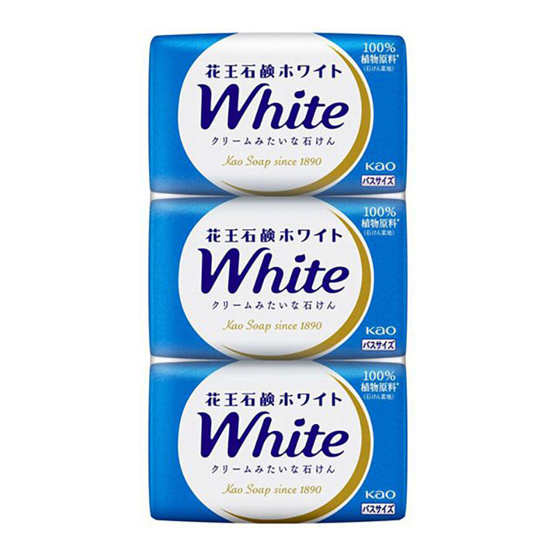 KAO White Bath Size Soap Bar Large