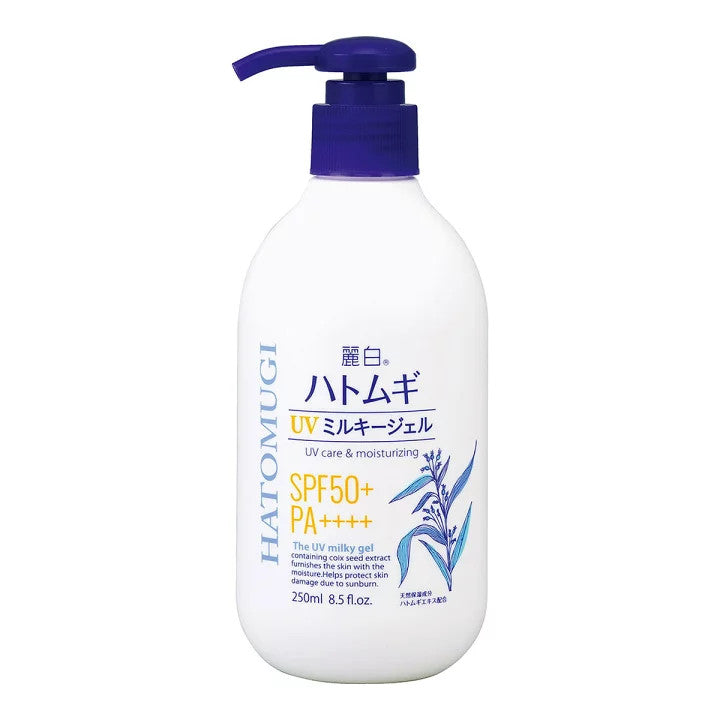 Kumano Yushi Reihaku Hatomugi UV Milky Gel