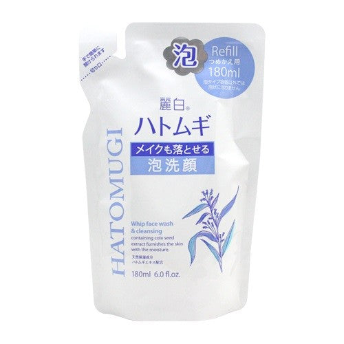 Kumano Yushi Reihaku Hatomugi Makeup Removal Foam Wash Refill