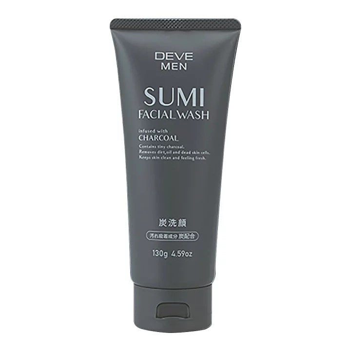 Kumano Yushi Deve Men Charcoal Face Wash