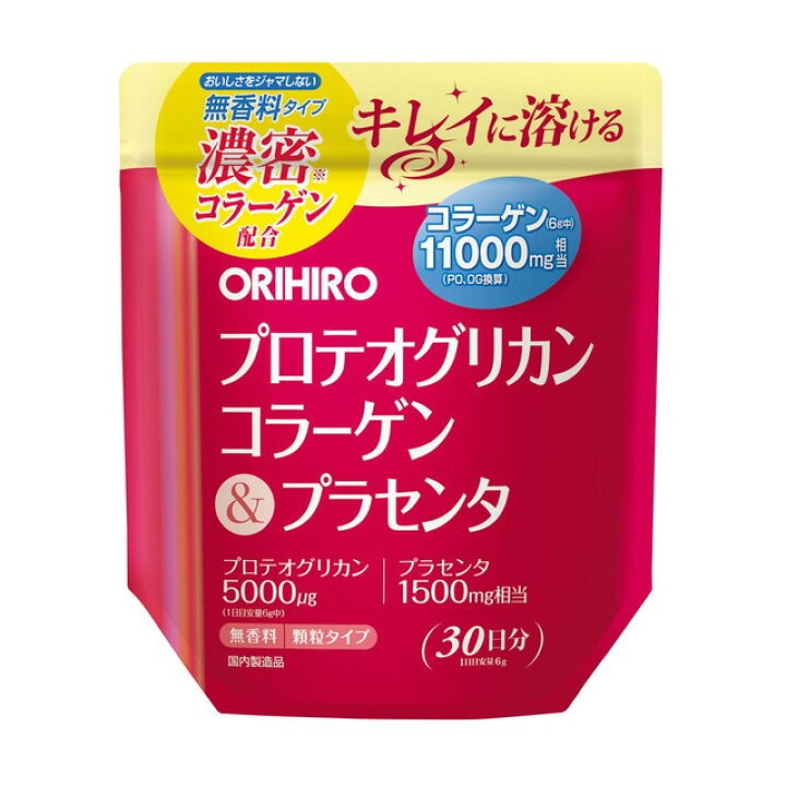 Orihiro Low Molecular Hyaluronic Acid Collagen Powder, 180g