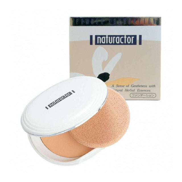 Powder Foundation 13g w/Puff Natural Thin & Smooth Made In Japan Direct from Japan