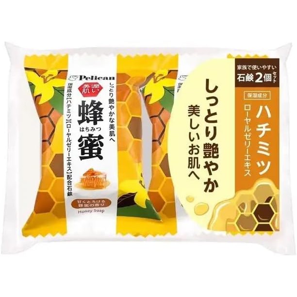 PELICAN SOAP Family Soap Honey 2 pcs