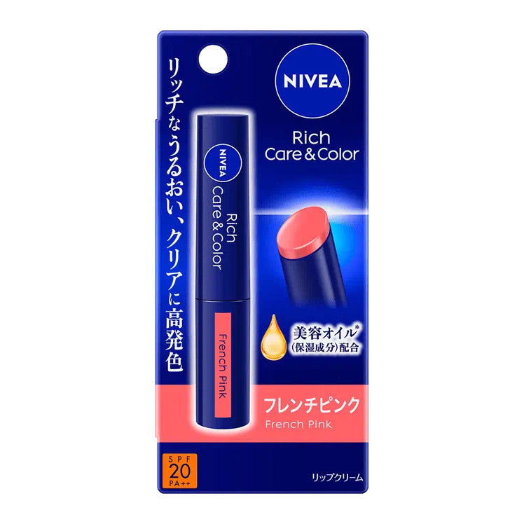 KAO Nivea Rich Care & Color Lip French Pink