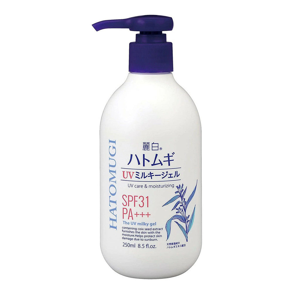 Kumano Yushi Reihaku Hatomugi UV Milky Gel