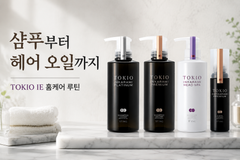 TOKIO IE 일본 헤어케어 제품과 홈케어 루틴