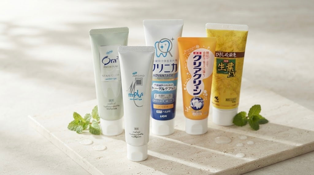 Five Japanese toothpastes for safer oral care - whitening, fluoride cavity and gum-care picks (PH)