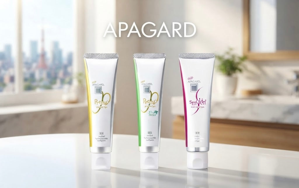 APAGARD Premio hydroxyapatite whitening toothpaste from Japan