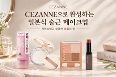 CEZANNE 7가지 제품으로 완성한 자연스러운 일본식 출근 메이크업