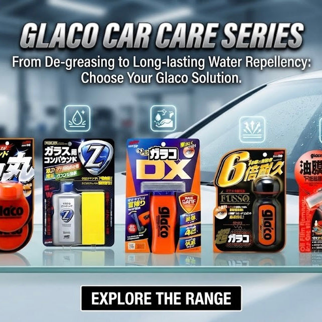 SOFT99 Glaco Q, Ultra and Deka-Maru water-repellent windshield coatings from Japan