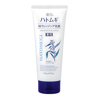 Kumano Yushi Reihaku Medicated Hatomugi Double Cleansing Foam