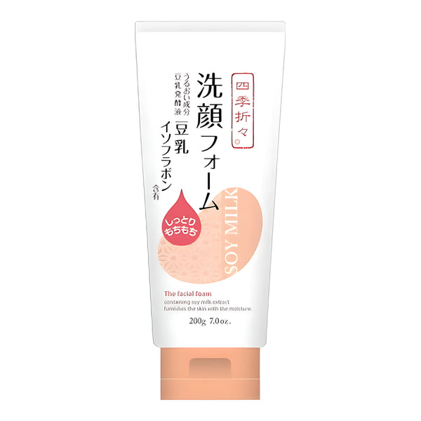 Kumano Yushi Shikioriori Soy Isoflavone Face Wash Foam