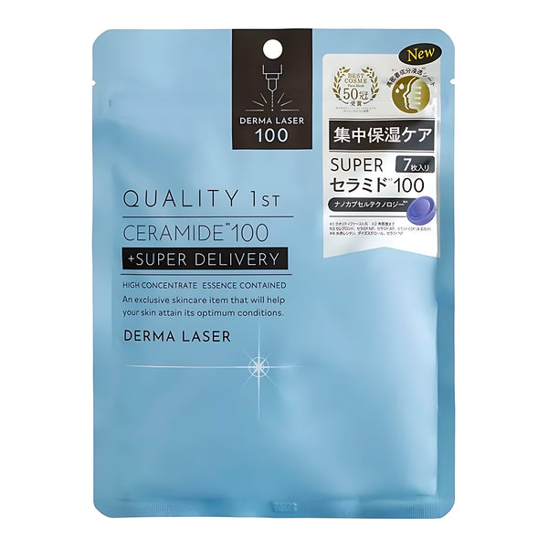 QUALITY FIRST DERMA LASER Super Ceramide 100 Mask 7 Sheets