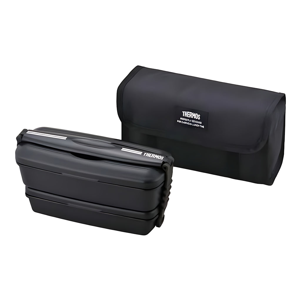 Thermos Fresh Lunch Box 2-Tier Deep Black