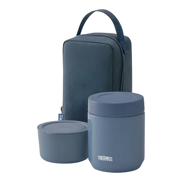 THERMOS Vacuum Insulated Soup Lunch Set Indigo Blue