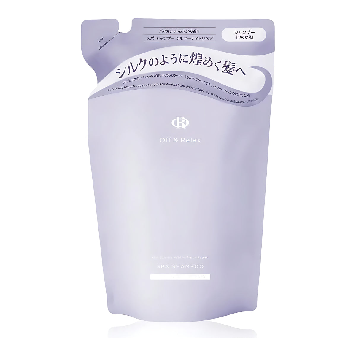 Off&Relax SPA Shampoo Silky Night Repair Refill 400mL