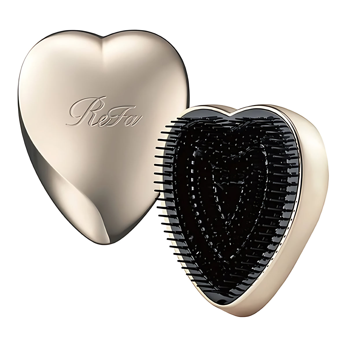 ReFa Heart Brush Champagne Gold