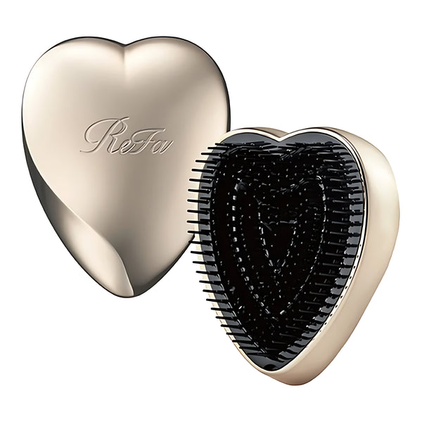 ReFa Heart Brush Champagne Gold
