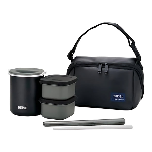 THERMOS Insulated Bento Box Matt Black