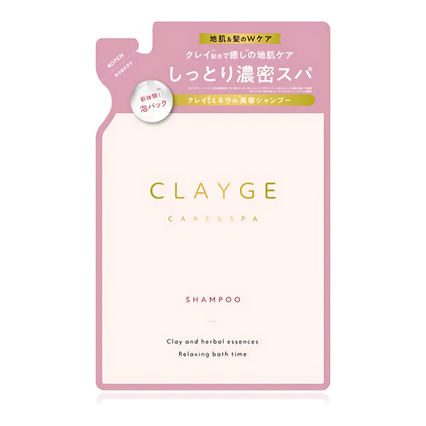 CLAYGE 샴푸 M 핑크 클레이 모이스처 샴푸 리필 400ml