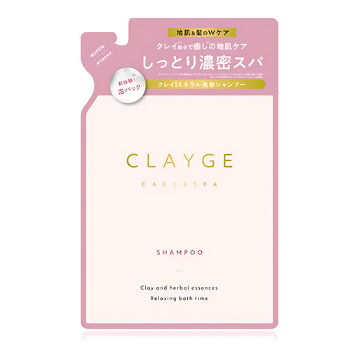 CLAYGE Shampoo M Pink Clay Moisture Shampoo Refill 400ml