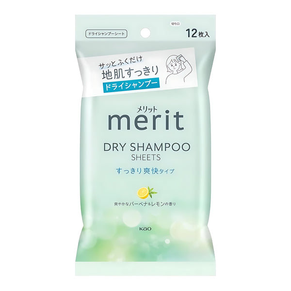 Kao Merit Dry Shampoo Sheets Refreshing Type