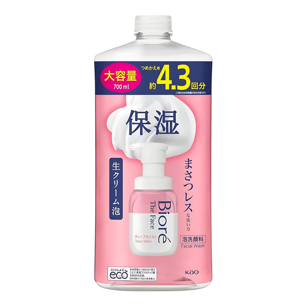 Kao Bioré The Face Foaming Facial Cleanser Deep Moist Refill