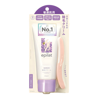 EPILAT Hair Removal Cream for Sensitive Skin Green Floral 150g