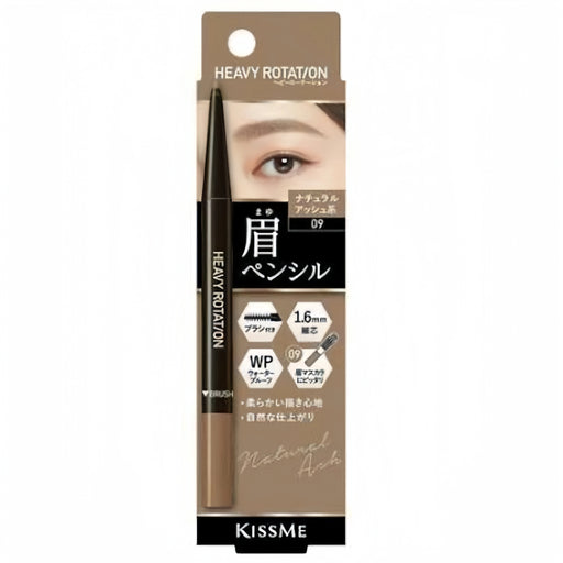KISS ME Heavy Rotation Eyebrow Pencil 09 Natural Ash 0.09g ISEHAN