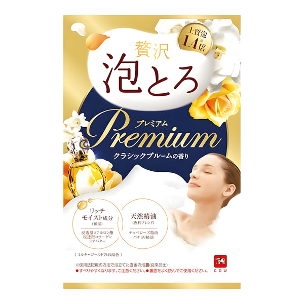 COW BRAND Oyu Monogatari Luxury Foaming Premium Bath Additive Classic Bloom Scent