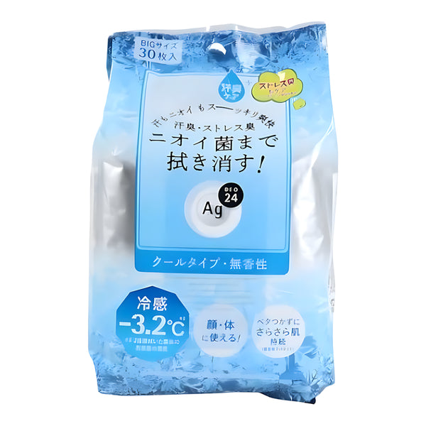 SHISEIDO AG 24 Clear Shower Sheet Cool 30 Sheets